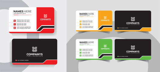 Elegant and Corporate Business Card Template for Business Identity. Elegant and creative business card template for professionals.