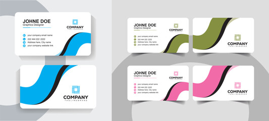 Elegant and Corporate Business Card Template for Business Identity. Elegant and creative business card template for professionals.