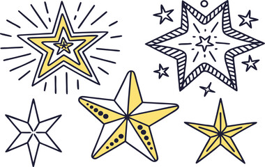 Obraz premium vector illustration of a star
