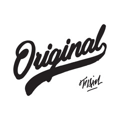 Stylish calligraphy text logo Original