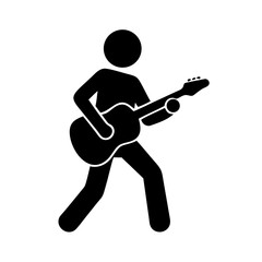 Minimalist person silhouette vector icon design, clean cutout, transparent background