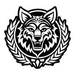 Fototapeta premium A filled style icon showing romulus remus tattoo