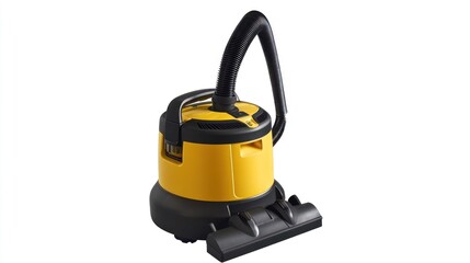 Fototapeta premium Compact and Versatile Wet and Dry Vacuum Cleaner for Efficient Home and Workshop Cleaning Tasks