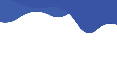 Separator, header, modern wave divider shape vector illustration