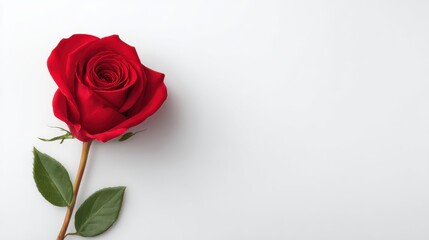 Fototapeta premium national red rose day holiday tradition blank space for text or a logo