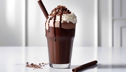 chocolate ice cream milk shake