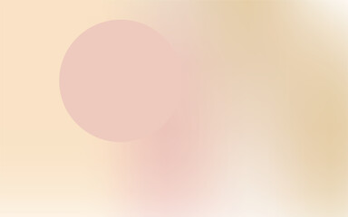 Soft abstract vector background with smooth gradient mesh and circular elements. Minimal and elegant composition suitable for UI design, presentations, skincare branding, or modern editorial layouts.