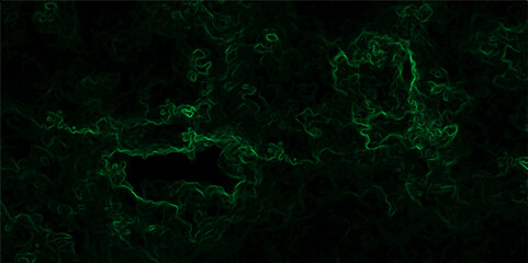 Abstract digital background with faint, glowing green electric lines and fluid. Mysterious, high-tech, and cybernetic atmosphere. Nebula-inspired void, with glowing filaments and deep. 