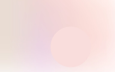 Soft abstract vector background with smooth gradient mesh and circular elements. Minimal and elegant composition suitable for UI design, presentations, skincare branding, or modern editorial layouts.