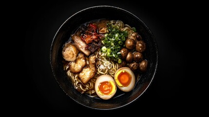 Delicious Japanese Ramen Bowl: A Culinary Delight
