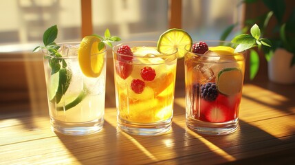 Refreshing Summer Drinks: A Trio of Iced Delights
