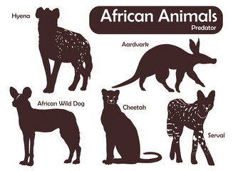 Animal African set