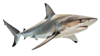 Obraz premium shark isolated on white background