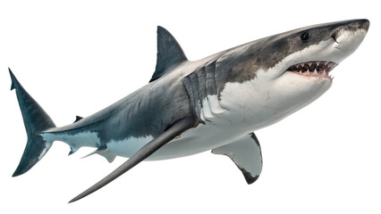 Obraz premium shark isolated on white