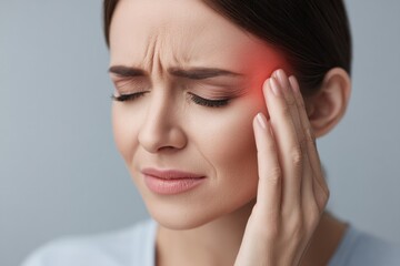 Frustration and discomfort displayed through expression, highlig