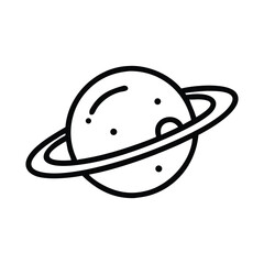 Planet (e.g., Saturn with rings)
