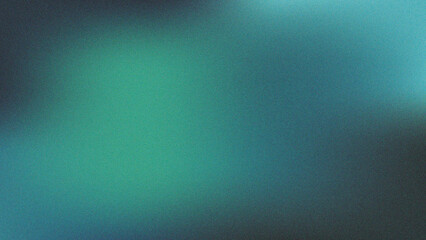 abstract gradient with green and blue soft texture and digital noise background