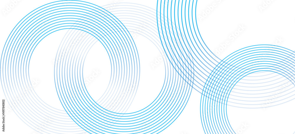 Fototapete blue background lines wave abstract stripe design. blue abstract background for wide banner with modern pattern material texture. abstract futuristic technology