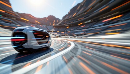 imagine a futuristic world where cutting edge technology reigns supreme, with innovations and advancements that push the boundaries of imagination, in this scene