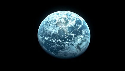Naklejka premium Planet Earth in Space