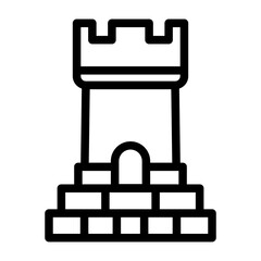 tower line icon