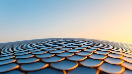 Fototapeta premium Geometric architectural patterns in a modern urban cityscape
