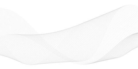 Wavy business curve lines on transparent background. Abstract ocean wave line background. Wave swirl, frequency sound wave, twisted curve lines with blend effect	
