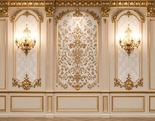 ゴージャスな部屋／白・ホワイト