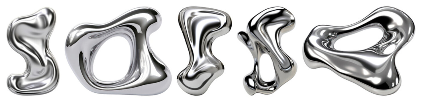 PNG Abstract fluid shape chrome white background appliance, transparent background