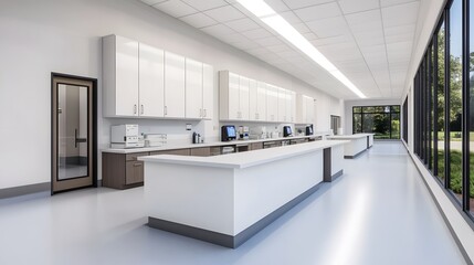 Spacious and modern kitchen interior design