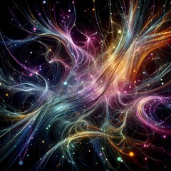 Obraz premium abstrack background Futuristic neural