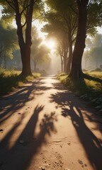 Realistic dappled shadow and light effects  Create dreamy, sun-dappled scenes ,  sun,  photo enhancement
