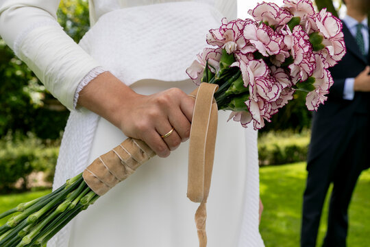 boda, novia, ramo, flor, amor, nupcial, rosa, celebraciones, mujer, par, casado, romance, beldad, compromiso, ceremonia, participaci&oacute;n, anillas, mano, floral, novio, decoraciones