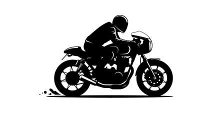 Obraz premium motorcycle on a black background