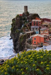 house on the coastline 