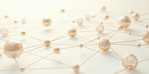 Abstract of digital artificial intelligence glowing neural networks, binary streams, and futuristic tech structures on a dark backdrop