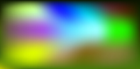 Abstract Colourful Background with Soft Blurred Lights and Gradient Patterns