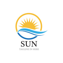Sun Vector illustration Icon