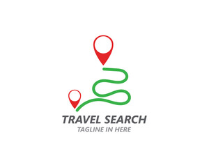 Location point Logo vector template