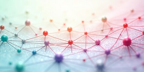 Abstract of digital artificial intelligence glowing neural networks, binary streams, and futuristic tech structures on a dark backdrop