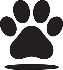  Pet Paw Print Animal Icon Vector
