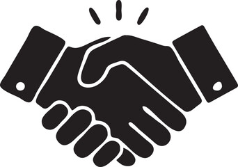  Business Handshake Symbol Vector Illustration
