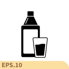milk icons symbol vector elements for infographic web