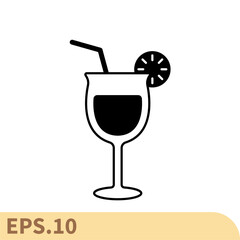 lemonade icons symbol vector elements for infographic web