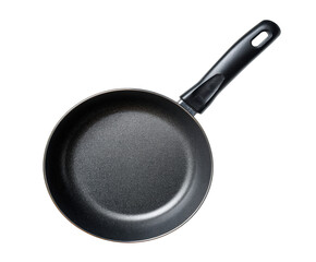 Nonstick frying pan ready for cooking delicious meals at home on a transparent background, cut out