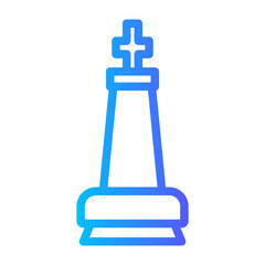 chess king gradient icon