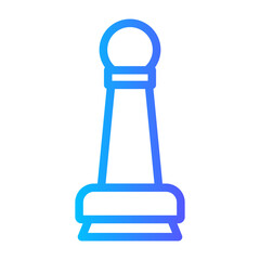 chess pawn gradient icon