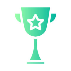 trophy gradient icon