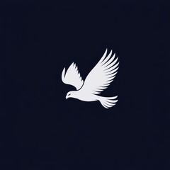 Fototapeta premium Dynamic Eagle Art: A Striking Illustration of a Majestic Bird in Flight