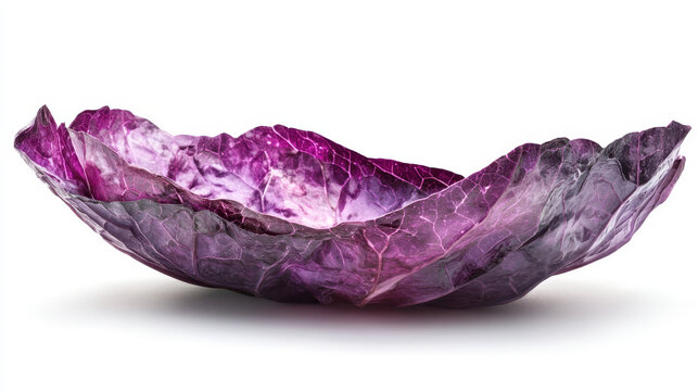 A single ripe cabbage shown isolated against a white background